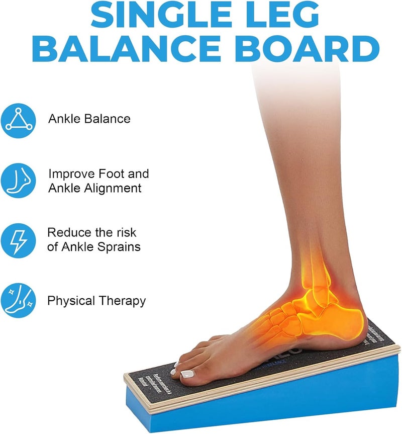 ARCHAEUS Athletic Balance Boards,Slant Board,Wobble Board,Balance Wedge for Condition Your Body and Prevent Injury - Image 4
